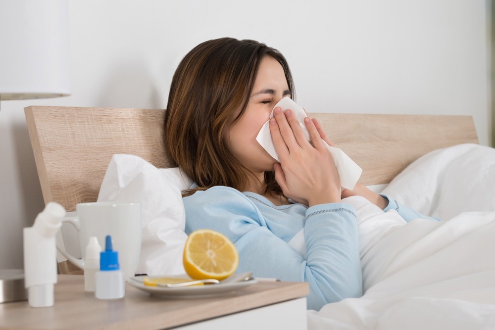 Nghiên cứu: Phơi nhiễm lạnh làm suy yếu khả năng miễn dịch chống vi-rút ở mũi qua trung gian bầy đàn túi ngoại bào.  Tín dụng hình ảnh: Andrey_Popov / Shutterstock.com